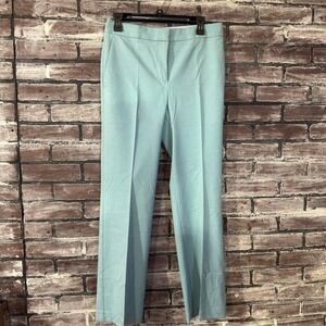 Ann Taylor Pants Women 6P Blue Straight Career Office Petite Slacks